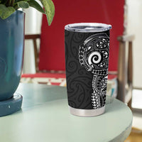 New Zealand Maori Koru Art Traditional Tattoo Tumbler Cup Simple Style