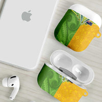 Cook Islands Language Week AirPods Case Tatau Pattern and Rarotongan Alphabet LT03 - Polynesian Pride