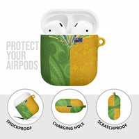Cook Islands Language Week AirPods Case Tatau Pattern and Rarotongan Alphabet LT03 - Polynesian Pride
