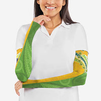 Cook Islands Language Week Arm Sleeves Tatau Pattern and Rarotongan Alphabet - Polynesian Pride