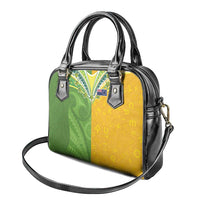 Cook Islands Language Week Shoulder Handbag Tatau Pattern and Rarotongan Alphabet - Polynesian Pride