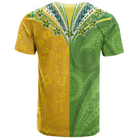 Cook Islands Language Week T Shirt Tatau Pattern and Rarotongan Alphabet - Polynesian Pride