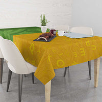 Cook Islands Language Week Tablecloth Tatau Pattern and Rarotongan Alphabet LT03 - Polynesian Pride
