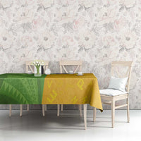 Cook Islands Language Week Tablecloth Tatau Pattern and Rarotongan Alphabet LT03 - Polynesian Pride