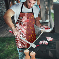 Tonga Language Week Apron Ngatu Pattern and Tongan Alphabet - Polynesian Pride