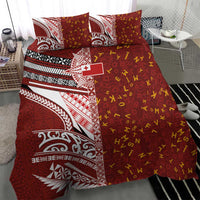 Tonga Language Week Bedding Set Ngatu Pattern and Tongan Alphabet - Polynesian Pride