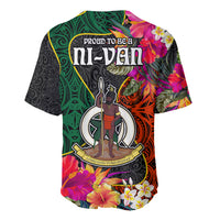 Penama Day Baseball Jersey Proud To Be A Ni-Van Beauty Pacific Flower LT03 - Polynesian Pride