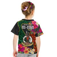 Penama Day Kid T Shirt Proud To Be A Ni-Van Beauty Pacific Flower LT03 - Polynesian Pride