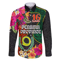 Personalised Penama Day Family Matching Off Shoulder Short Dress and Hawaiian Shirt Proud To Be A Ni-Van Beauty Pacific Flower LT03 - Polynesian Pride