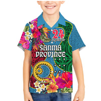 Sanma Day Family Matching Mermaid Dress and Hawaiian Shirt Proud To Be A Ni-Van Beauty Pacific Flower LT03 - Polynesian Pride