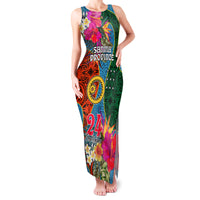 Personalised Sanma Day Family Matching Tank Maxi Dress and Hawaiian Shirt Proud To Be A Ni-Van Beauty Pacific Flower LT03 - Polynesian Pride