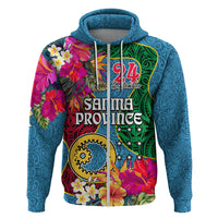 Personalised Sanma Day Hoodie Proud To Be A Ni-Van Beauty Pacific Flower LT03 - Polynesian Pride