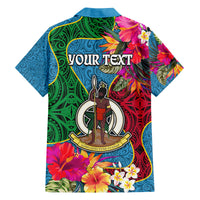 Personalised Sanma Day Kid Hawaiian Shirt Proud To Be A Ni-Van Beauty Pacific Flower LT03 - Polynesian Pride