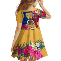 Personalised Torba Day Family Matching Off Shoulder Maxi Dress and Hawaiian Shirt Proud To Be A Ni-Van Beauty Pacific Flower LT03 - Polynesian Pride