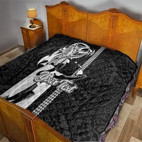 Custom Hawaii Lanai Island Quilt Hawaiian King and Kakau Symbols Abstract Shoulder Tattoo LT03 - Polynesian Pride