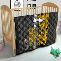 Hawaii Molokai Island Quilt Hawaiian Warrior and Kakau Symbols Abstract Tattoo LT03 - Polynesian Pride