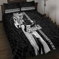 Hawaii Molokai Island Quilt Bed Set Hawaiian King and Kakau Symbols Abstract Shoulder Tattoo LT03 - Polynesian Pride