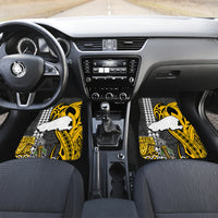 Hawaii Kahoolawe Island Car Mats Hawaiian Warrior and Kakau Symbols Abstract Tattoo LT03 - Polynesian Pride