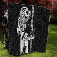 Hawaii Kahoolawe Island Quilt Hawaiian King and Kakau Symbols Abstract Shoulder Tattoo LT03 - Polynesian Pride