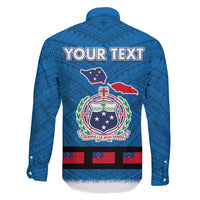 Samoa Merry Christmas Family Matching Long Sleeve Bodycon Dress and Hawaiian Shirt Santa Suit Style With Tatau Tattoo Pattern