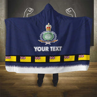 Niue Merry Christmas Hooded Blanket Santa Suit Style With Hiapo Pattern LT03 - Polynesian Pride