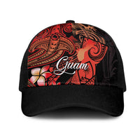 Guam Tribal Chamorro Mesh Trucker Cap Polynesian Shark with Plumeria and Sea Vibe LT03 One Size Black Black - Polynesian Pride