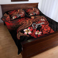 Guam Tribal Chamorro Quilt Bed Set Polynesian Shark with Plumeria and Sea Vibe LT03 - Polynesian Pride