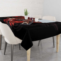 Guam Tribal Chamorro Tablecloth Polynesian Shark with Plumeria and Sea Vibe LT03 - Polynesian Pride