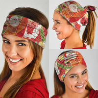 Hawaii Santa Mele Kalikimaka Neck Gaiter Tropical Puakenikeni Lei with Polynesian Tribal Pattern - Polynesian Pride