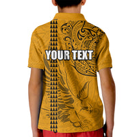 Nanakuli High and Intermediate School Kid Polo Shirt Tribal Kakau Pattern LT03 - Polynesian Pride