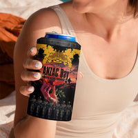 Australia ANZAC Day 4 in 1 Can Cooler Tumbler Forever in My Thoughts LT03 - Polynesian Pride