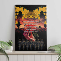 Australia ANZAC Day Canvas Wall Art Forever in My Thoughts LT03 - Polynesian Pride