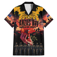 Australia ANZAC Day Family Matching Mermaid Dress and Hawaiian Shirt Forever in My Thoughts