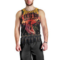 Australia ANZAC Day Men Tank Top Forever in My Thoughts LT03 - Polynesian Pride