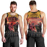 Australia ANZAC Day Men Tank Top Forever in My Thoughts LT03 - Polynesian Pride