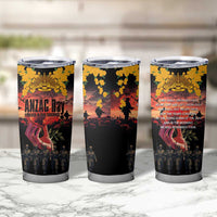 Australia ANZAC Day Tumbler Cup Forever in My Thoughts LT03 - Polynesian Pride