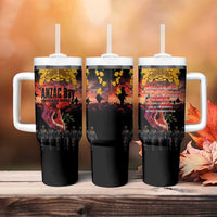 Australia ANZAC Day Tumbler With Handle Forever in My Thoughts LT03 - Polynesian Pride