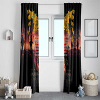 Australia ANZAC Day Window Curtain Forever in My Thoughts LT03 - Polynesian Pride