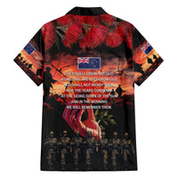 New Zealand ANZAC Day Family Matching Off The Shoulder Long Sleeve Dress and Hawaiian Shirt Forever in My Thoughts