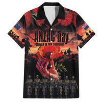 New Zealand ANZAC Day Hawaiian Shirt Forever in My Thoughts LT03 Black - Polynesian Pride