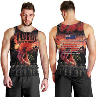New Zealand ANZAC Day Men Tank Top Forever in My Thoughts LT03 - Polynesian Pride