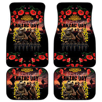 Australia ANZAC Day Car Mats Kangaroo and Koala Soldier - Forever in My Thoughts LT03 - Polynesian Pride