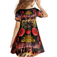 Australia ANZAC Day Family Matching Off Shoulder Maxi Dress and Hawaiian Shirt Kangaroo and Koala Soldier - Forever in My Thoughts