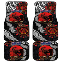 Australia and New Zealand ANZAC Day Car Mats Aboriginal and Maori Art Pattern - Gallipoli Lest We Forget LT03 - Polynesian Pride