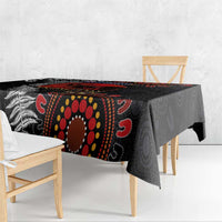 Australia and New Zealand ANZAC Day Tablecloth Aboriginal and Maori Art Pattern - Gallipoli Lest We Forget LT03 - Polynesian Pride