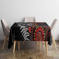 Australia and New Zealand Together Tablecloth Aboriginal and Maori Art Tattoo LT03 - Polynesian Pride