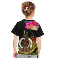 Vanuatu Ni-Van Kid T Shirt Coat of Arms Sand Drawing