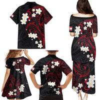 French Polynesia Tiare Day Family Matching Puletasi and Hawaiian Shirt Seal and Polynesian Pattern LT03 - Polynesian Pride