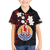 French Polynesia Tiare Day Hawaiian Shirt Seal and Polynesian Pattern LT03 - Polynesian Pride