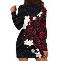 French Polynesia Tiare Day Hoodie Dress Seal and Polynesian Pattern LT03 - Polynesian Pride